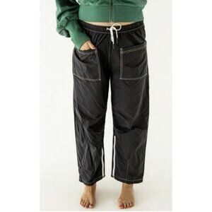 New Free People Fly By Night Parachute Track Jogger Pants Medium